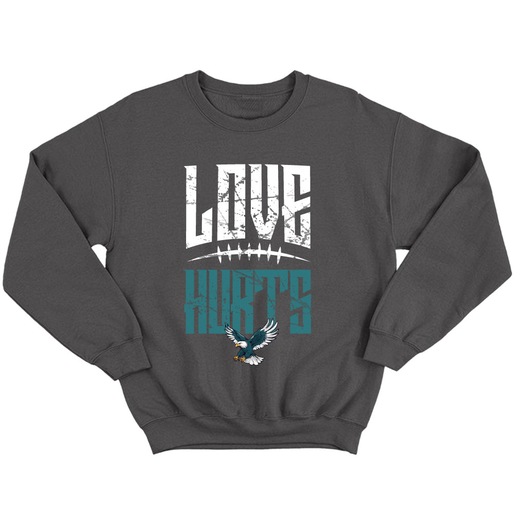 Love Hurts Eagles Tee - Philadelphia American Football T-Shirts, Hoodies & More
