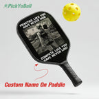 Personalized "Practice Like You Have Never Won, Compete Like You Have Never Lost" - Girl Pickleball Paddle