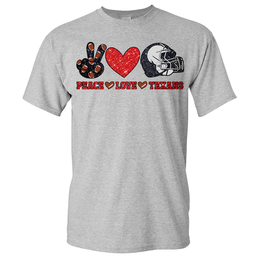 Peace Love Texans - Houston Basketball Team T-Shirts, Hoodies & More