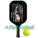 Personalized "American Girl" Pickleball Paddle with Custom Name