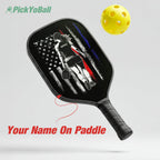 Personalized "American Girl" Pickleball Paddle with Custom Name
