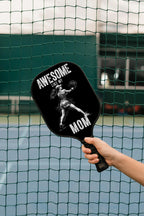 Personalized "Awesome Like My Mom" Pickleball Paddle with Custom Name, Gift for Mom