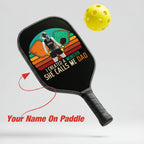 Personalized "I Created A Monster And She Calls Me Dad" Paddle with Custom Name