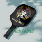 Personalized "I Created a Monster And She Calls Me Dad" Pickleball Paddle, Gift For Husband, Dad, Him