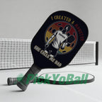 Personalized "I Created a Monster And She Calls Me Dad" Pickleball Paddle, Gift For Husband, Dad, Him