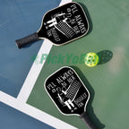 Personalized "I'll Always Be Her Biggest Fan" Pickleball Paddle with Custom Name
