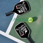 Personalized "My Daughter's Biggest Fan" Pickleball Paddle with Custom Name