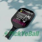 Personalized "My Favorite Player Calls Me Grandma" Pickleball Paddle, Gift For Grandma