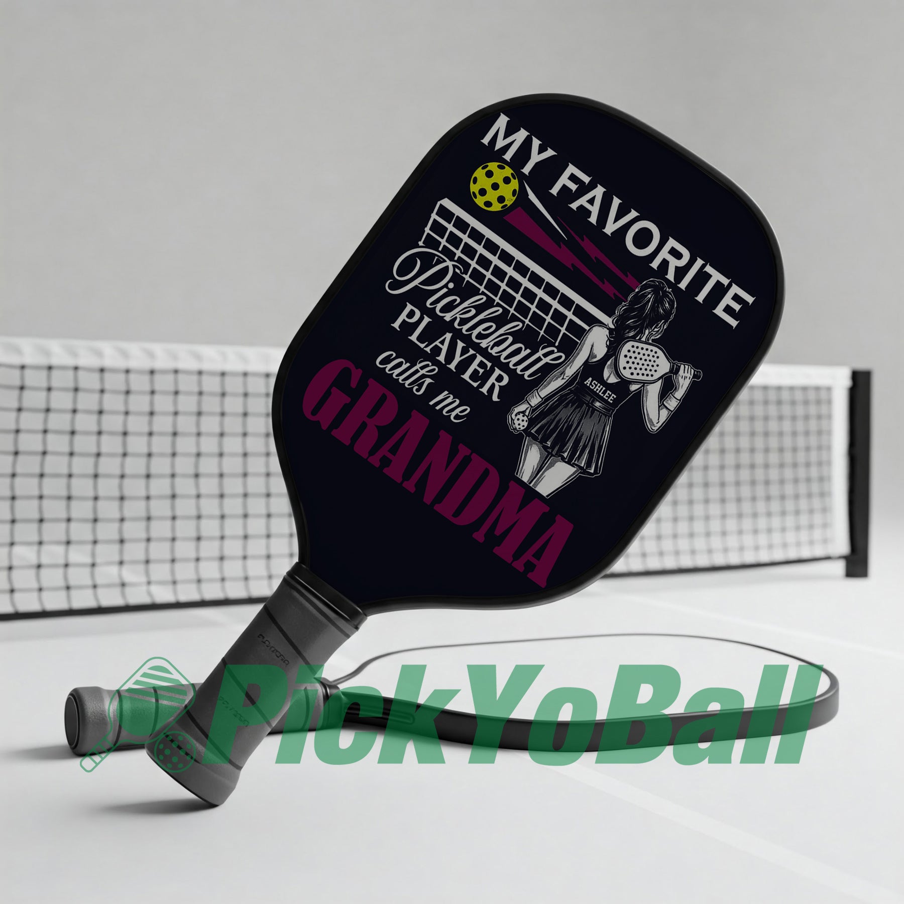 Personalized "My Favorite Player Calls Me Grandma" Pickleball Paddle, Gift For Grandma