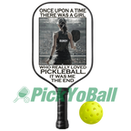 Personalized "A Girl Loves Pickleball" Pickleball Paddle With Custom Name, Gift For Her