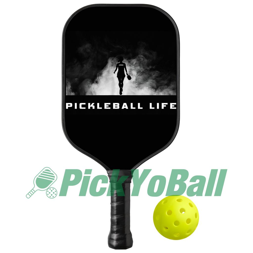 Personalized "Her Pickleball Life" Pickleball Paddle with Custom Name