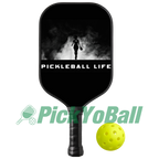Personalized "Her Pickleball Life" Pickleball Paddle with Custom Name