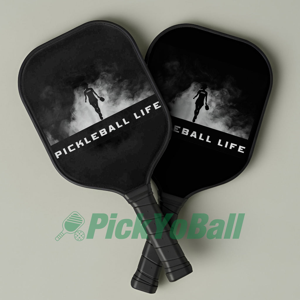 Personalized "Her Pickleball Life" Pickleball Paddle with Custom Name