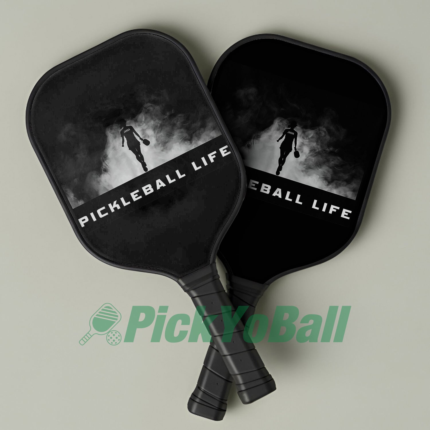 Personalized "Her Pickleball Life" Pickleball Paddle with Custom Name