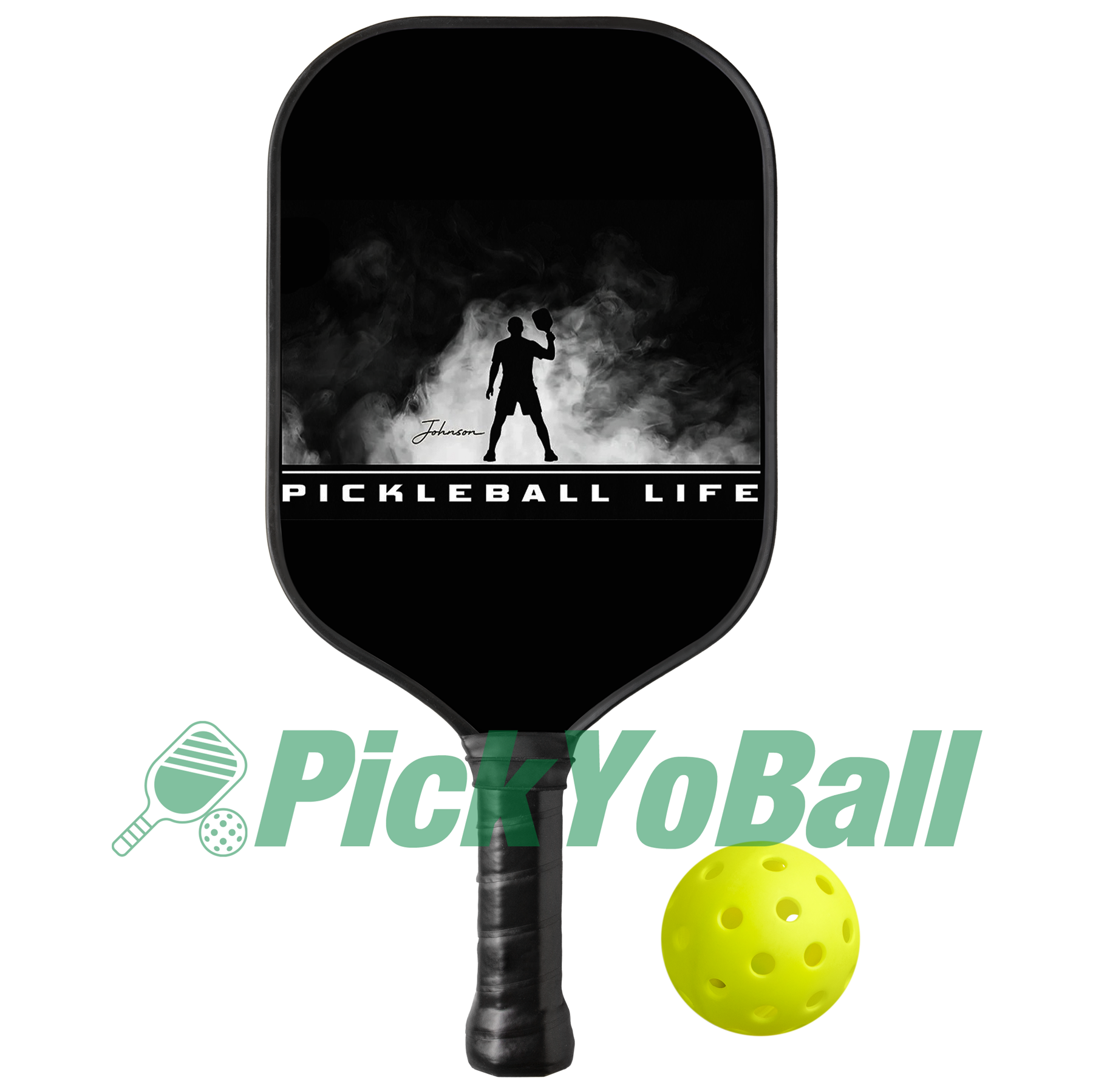 Personalized "Men's Pickleball Life" Pickleball Paddle with Custom Name