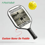 Personalized "A Boy with Hands that Will Shape The World" Junior Pickleball Paddle