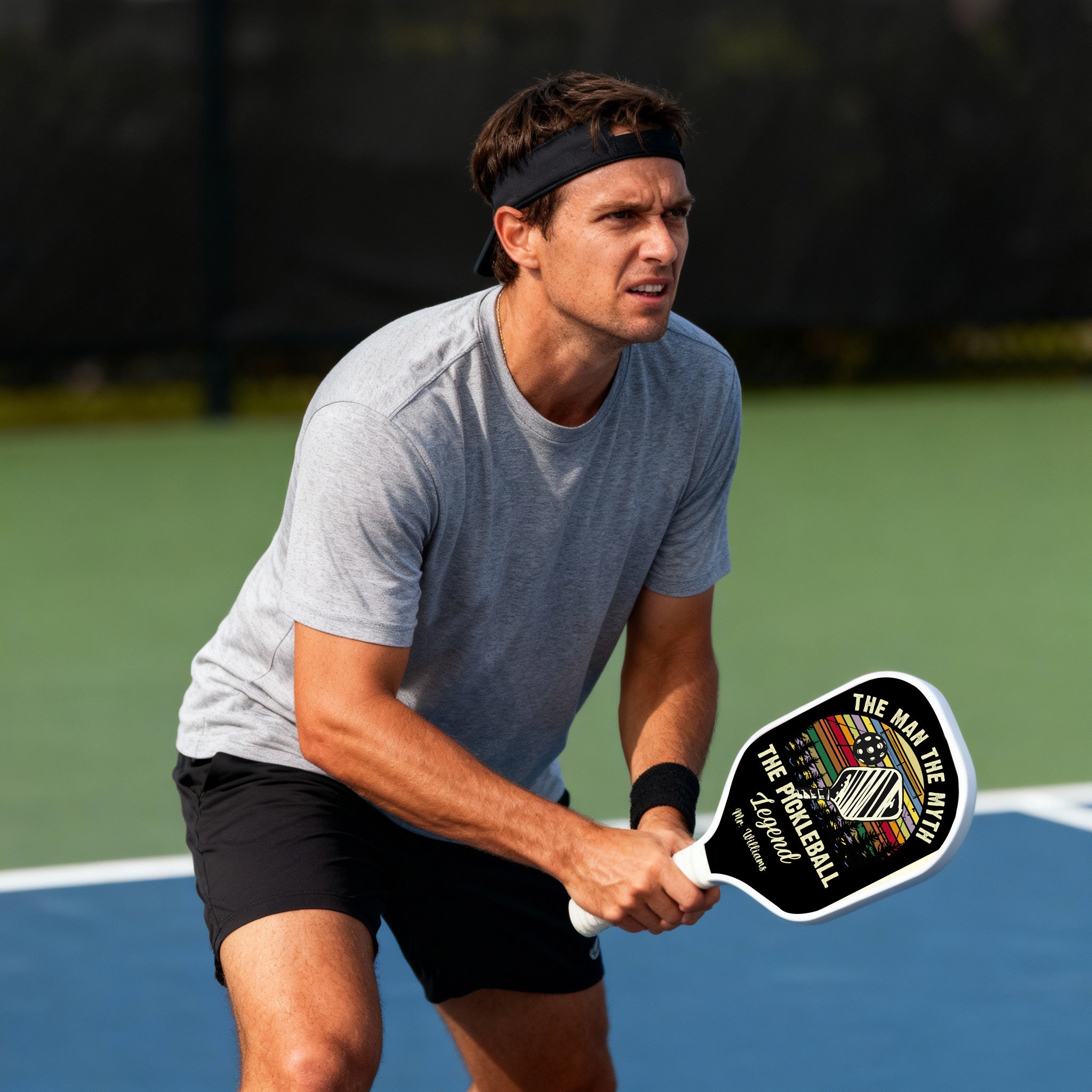 Personalized "Papa Is My Name, Pickleball Is My Game" Paddle with Custom Name