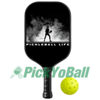 Personalized Pickleball Paddle, Pickleball Life Design with Custom Name For Girlfriend, Wife, Mom or Grandma
