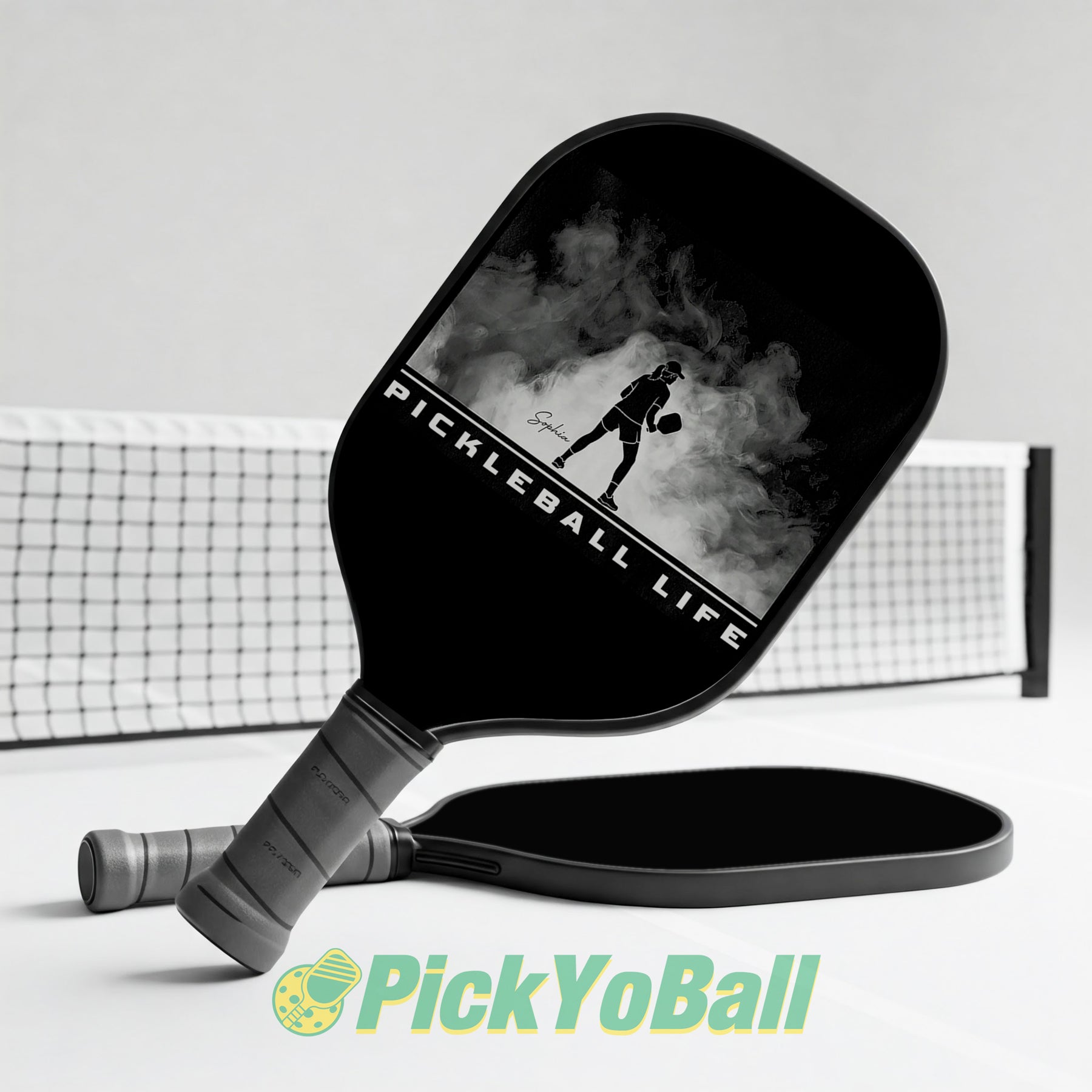 Personalized Pickleball Paddle, Pickleball Life Design with Custom Name For Girlfriend, Wife, Mom or Grandma