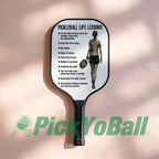 Personalized "Pickleball Life Lessons" - Pickleball Girl Paddle #2