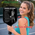 Personalized "Pickleball Life Lessons" - Pickleball Girl Paddle #4