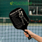 Personalized "Pickleball Life Lessons" - Pickleball Girl Paddle #3