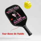 Personalized "Pickleball Mom Who Believes In Herself" Paddle with Custom Name