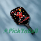 Personalized "Eat, Drink & Be Merry" Pickleball Paddle, Christmas Gift For Boyfriend, Husband, Dad