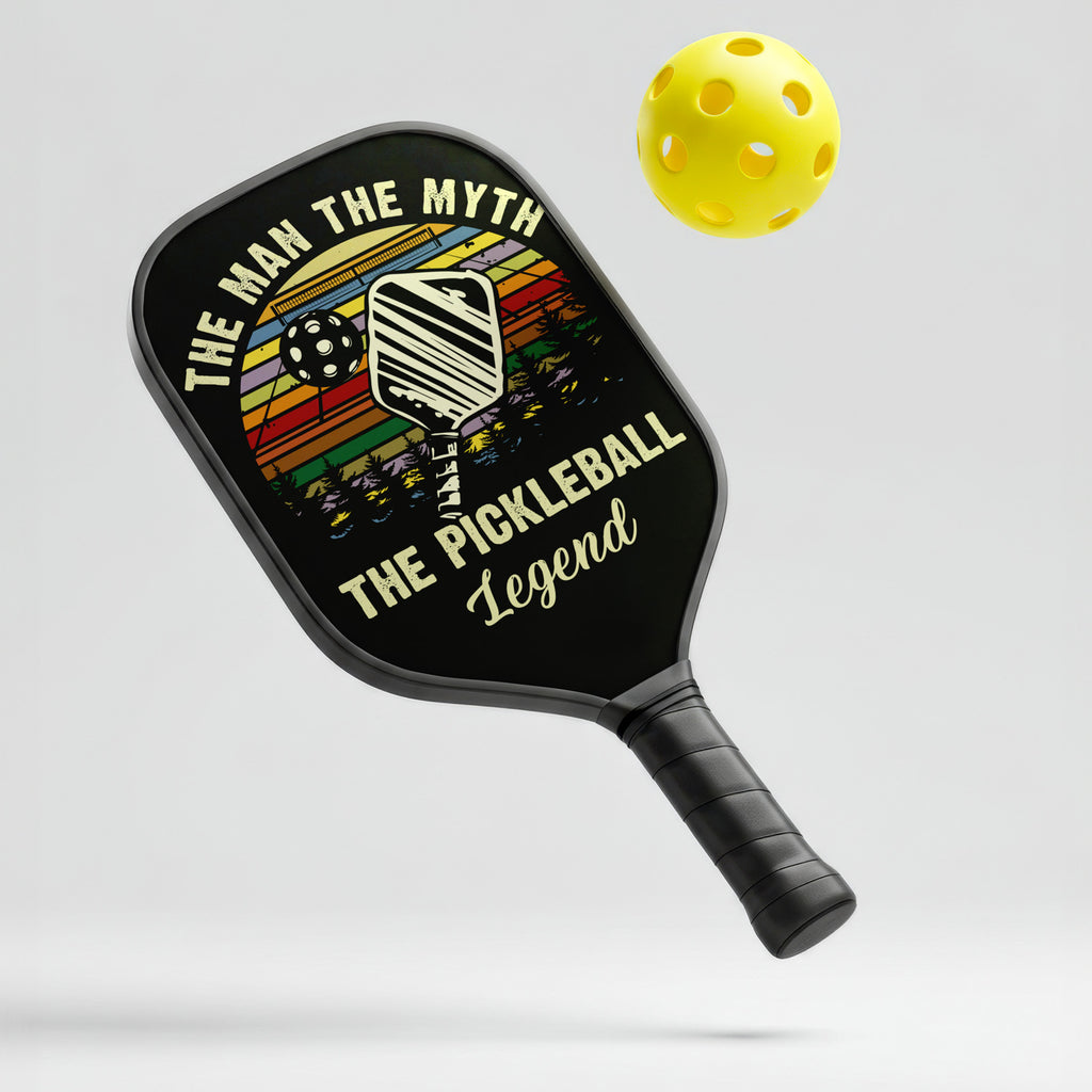 Personalized "The Man The Myth The Pickleball Legend" Paddle with Custom Name