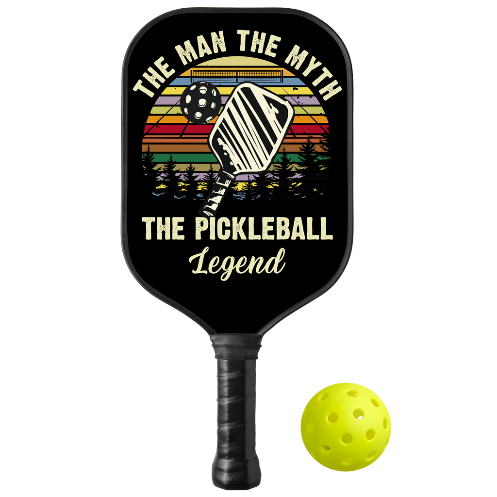 Personalized "The Man The Myth The Pickleball Legend" Paddle with Custom Name