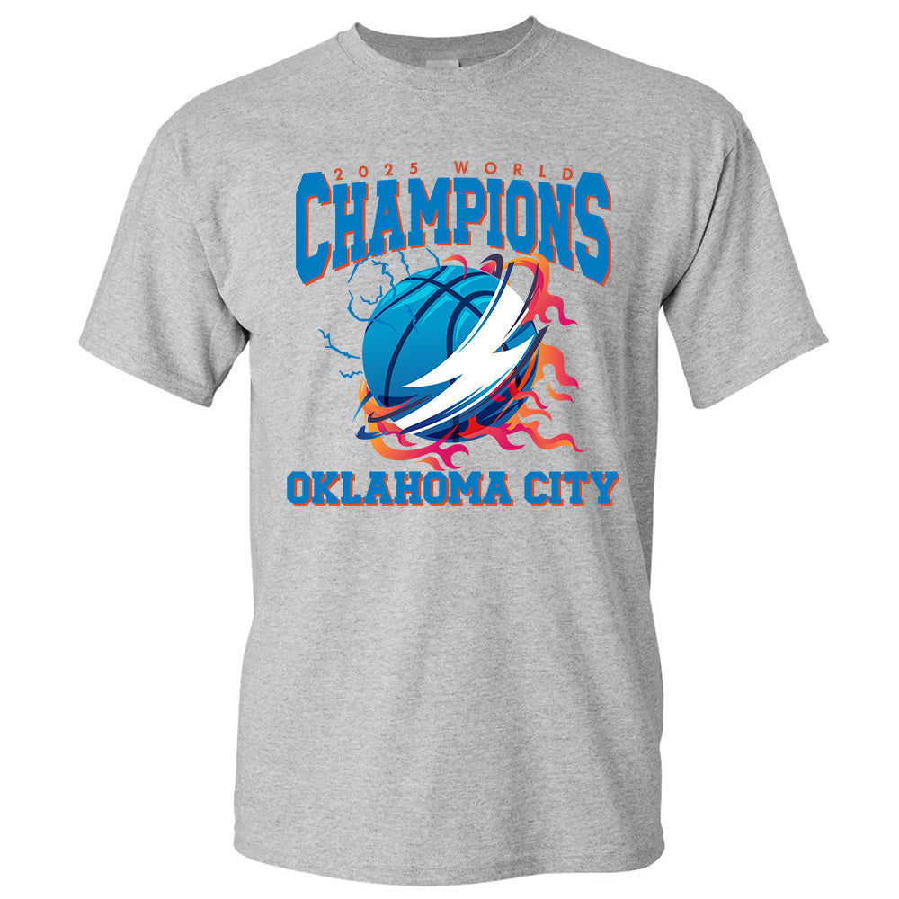 2025 World Champions Thunder - OKC Basketball Team T-Shirts, Hoodies & More