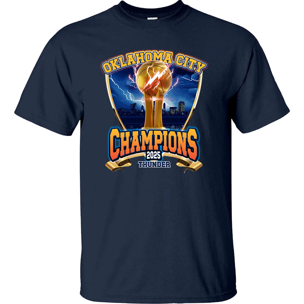 2025 Thunder Championship - OKC Basketball Team T-Shirts, Hoodies & More