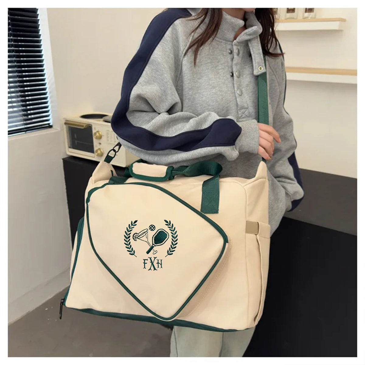 Personalized Pickleball Sporty Duffel Bag