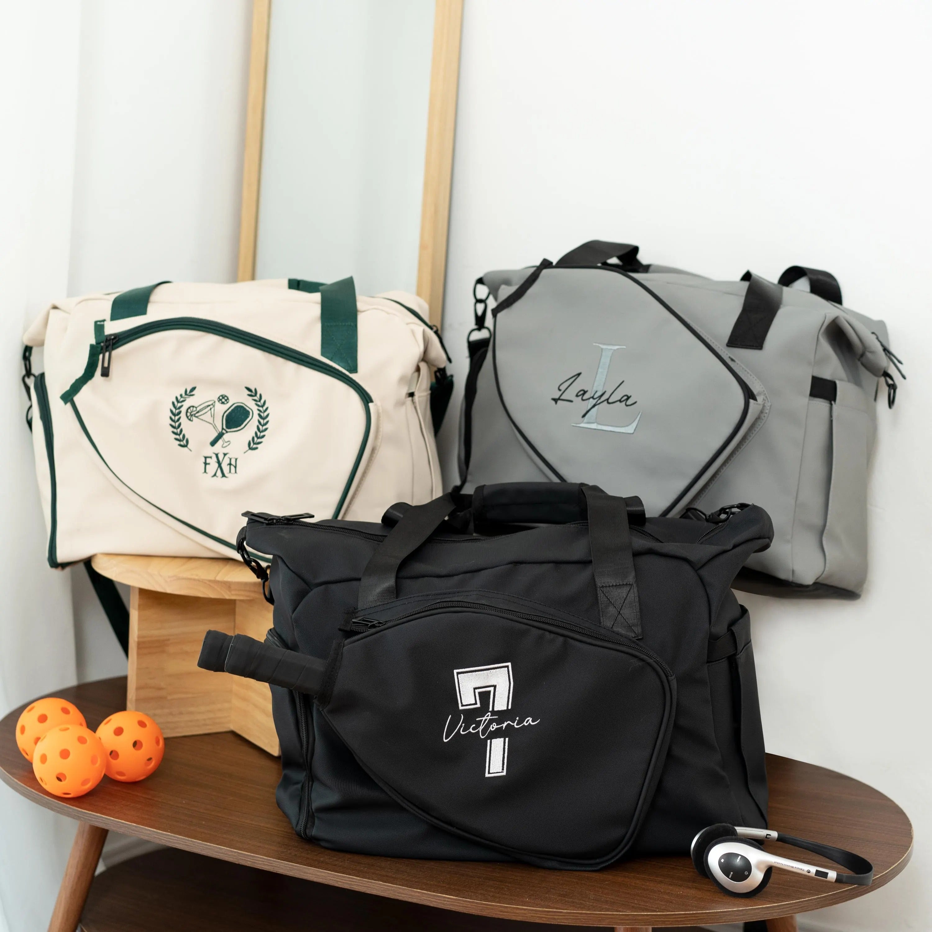 Personalized Pickleball Sporty Duffel Bag