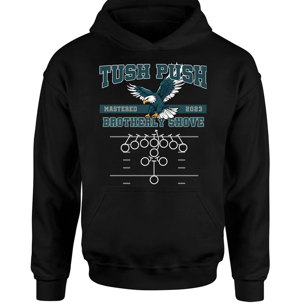 Tush Push Philadelphia Birds - American Football Eagles Team T-Shirts, Hoodies & More