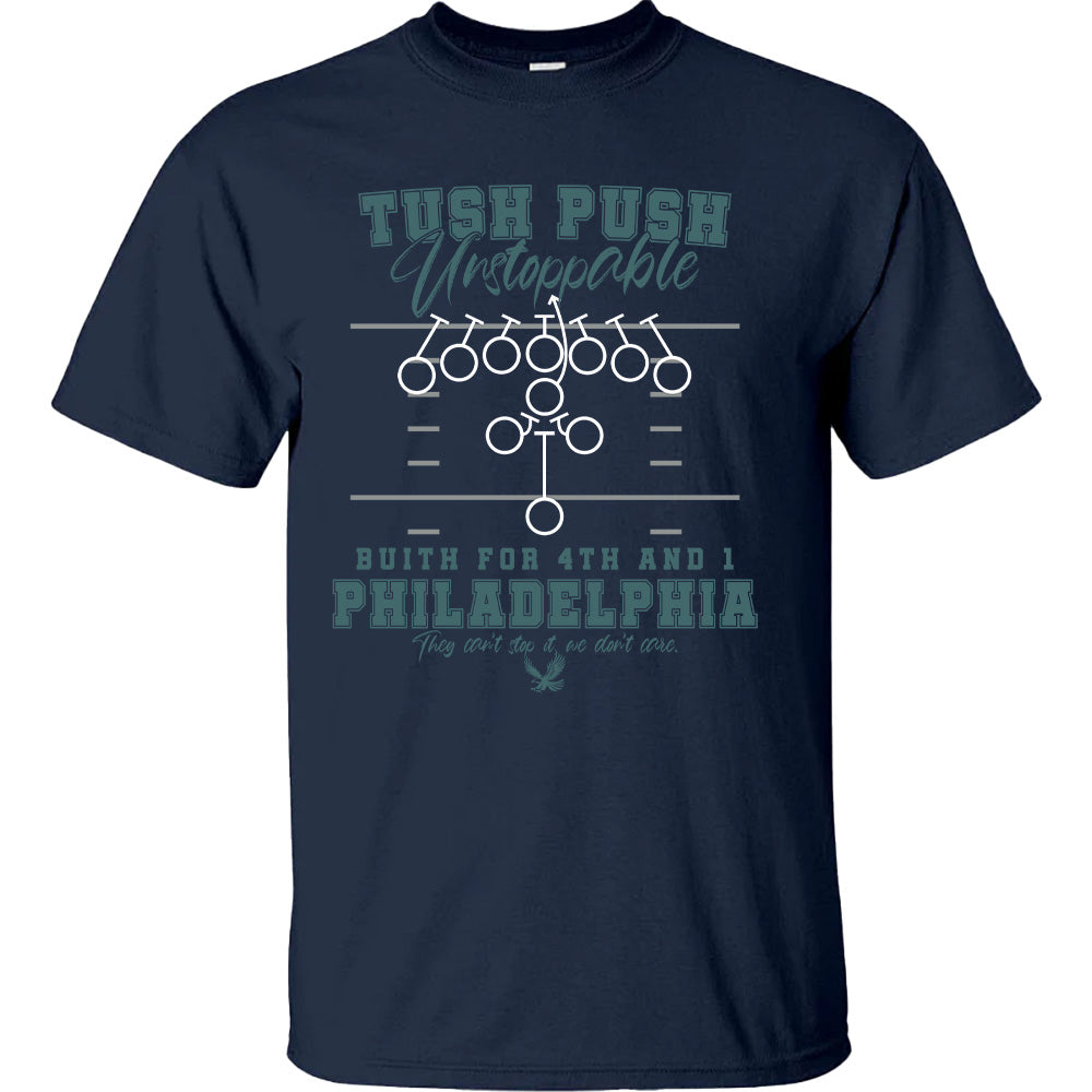 Tush Push Unstoppable Philadelphia Birds - American Football Eagles Team T-Shirts, Hoodies & More