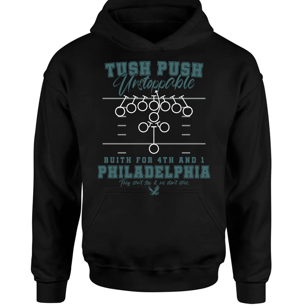 Tush Push Unstoppable Philadelphia Birds - American Football Eagles Team T-Shirts, Hoodies & More