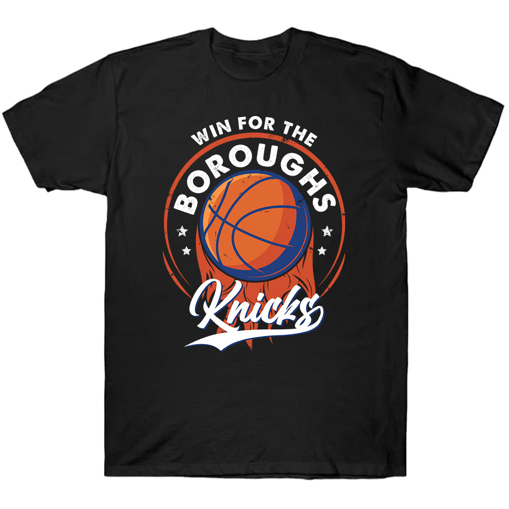 Win For The Boroughs Knicks Tees - New York Basketball Team T-Shirts, Hoodies & More