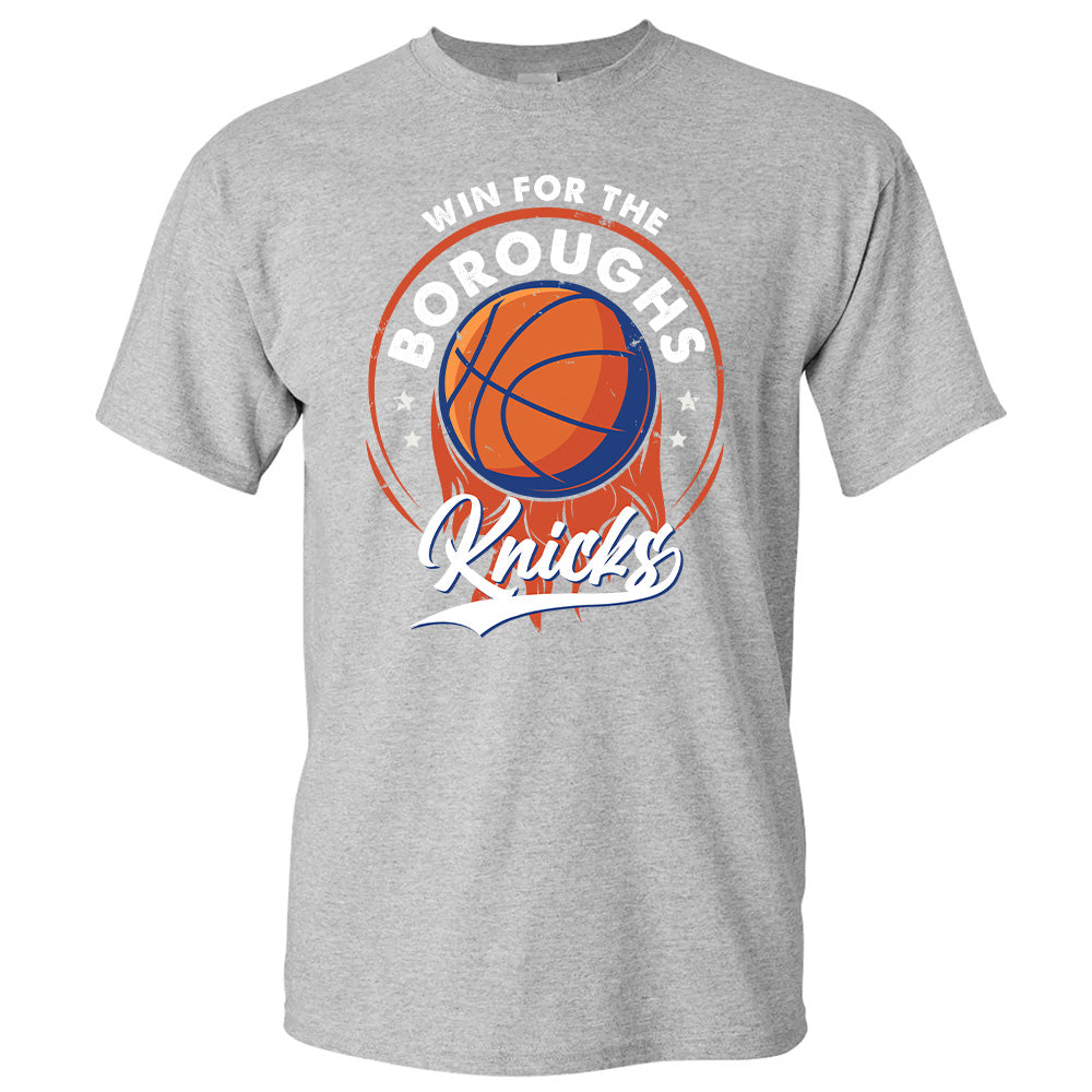 Win For The Boroughs Knicks Tees - New York Basketball Team T-Shirts, Hoodies & More