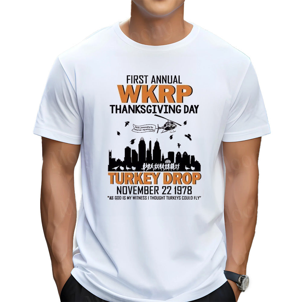 Wkrp Turkey Drop - Thanksgiving Day - TV Show, Trending, Funny & Lifestyle T-Shirts, Hoodies & More