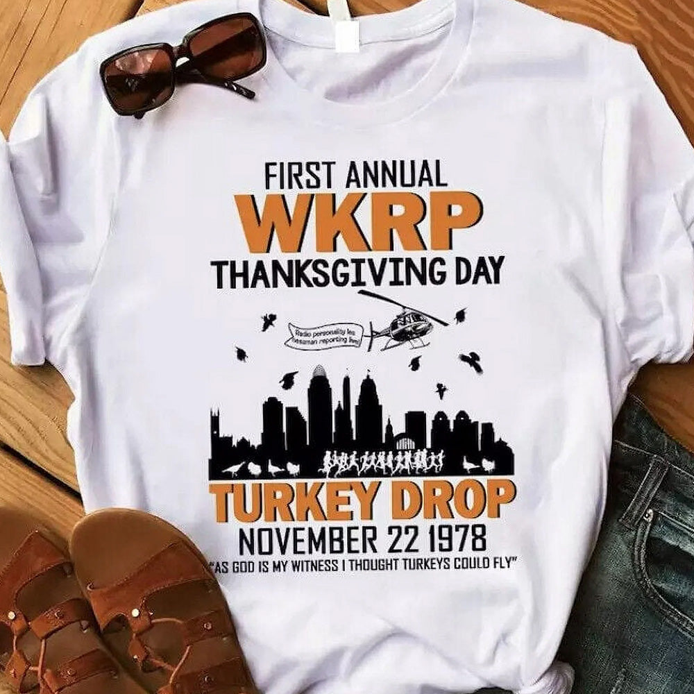 Wkrp Turkey Drop - Thanksgiving Day - TV Show, Trending, Funny & Lifestyle T-Shirts, Hoodies & More