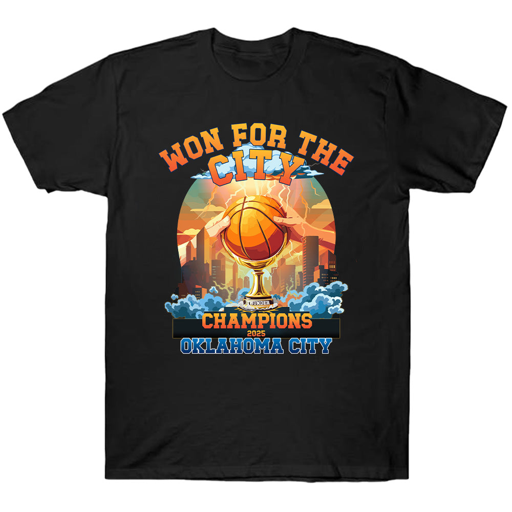 Won For The City - OKC Thunder Champion Basketball T-Shirts, Hoodies & More