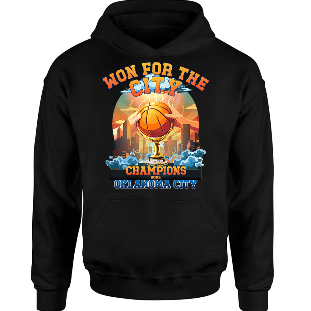 Won For The City - OKC Thunder Champion Basketball T-Shirts, Hoodies & More