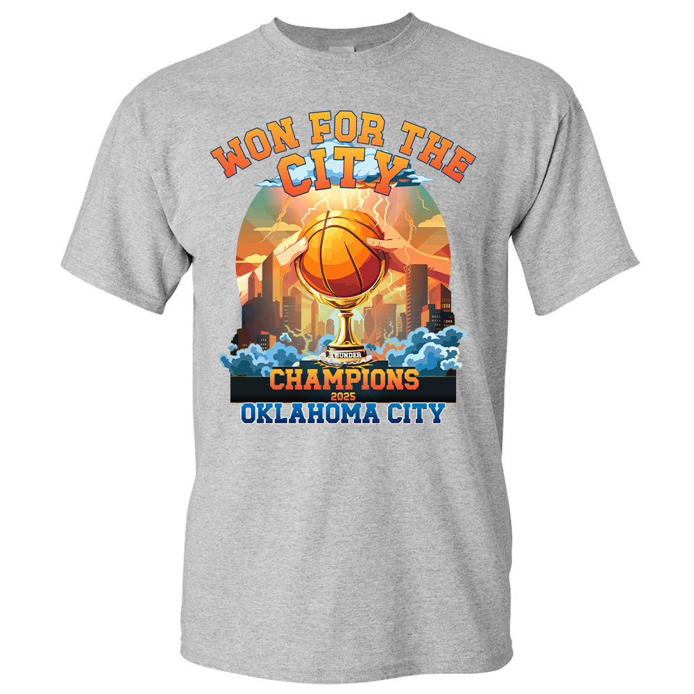 Won For The City - OKC Thunder Champion Basketball T-Shirts, Hoodies & More