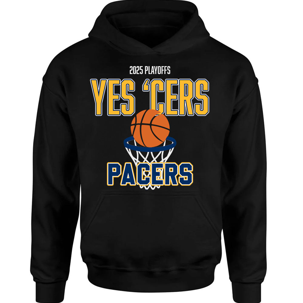 2025 Playoffs Yes'Cers Pacers Tees - Indiana Basketball T-Shirts, Hoodies & More
